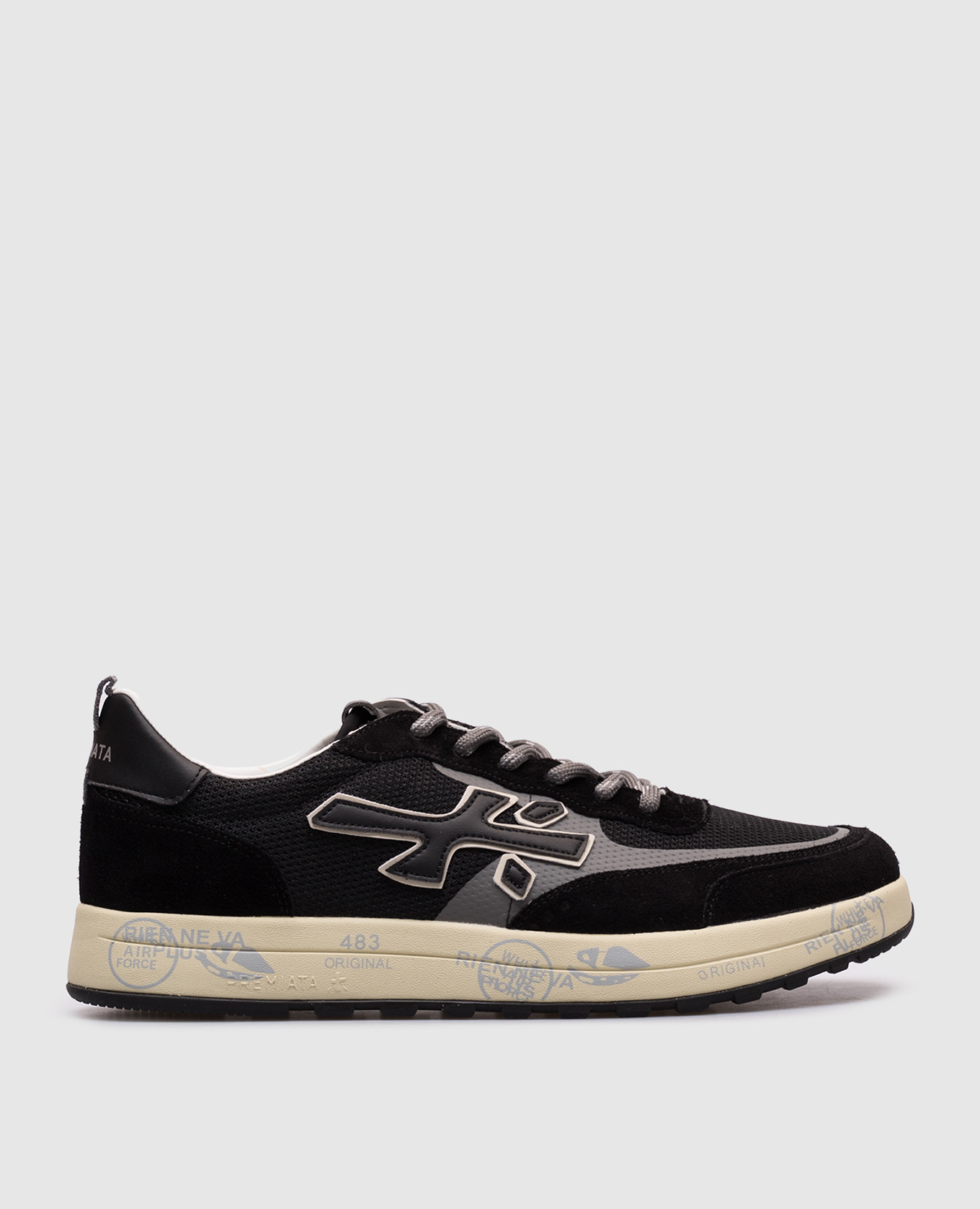 

Black NOUS combination sneakers Premiata