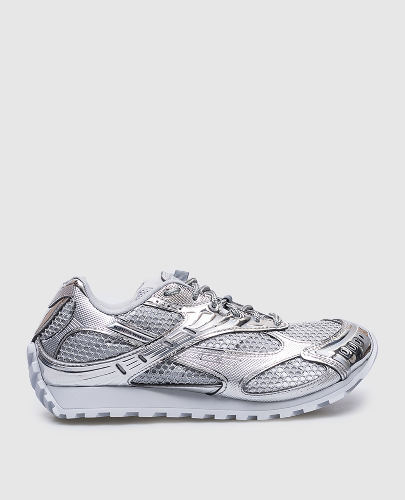 Orbit silver sneakers Bottega Veneta