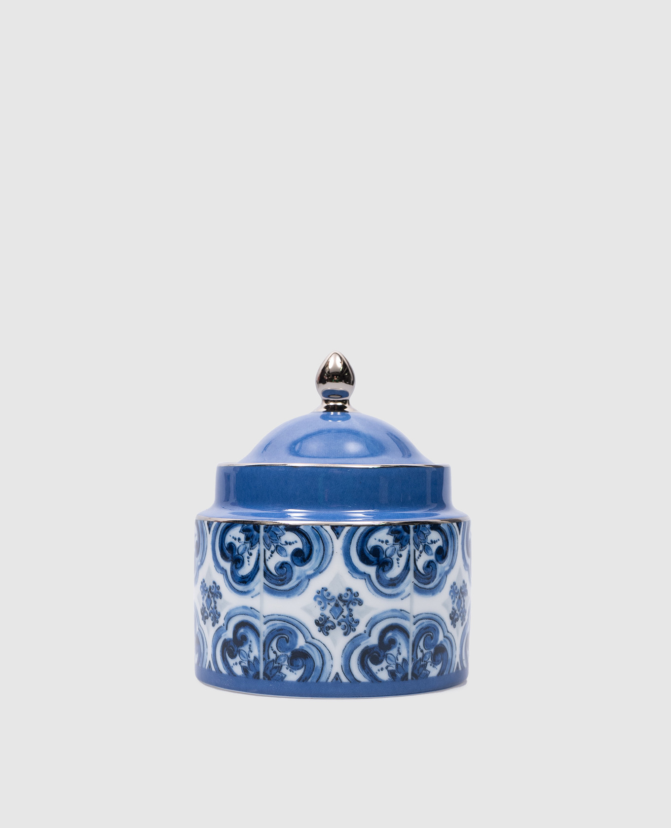 

Porcelain sugar bowl with Blu Mediterraneo print Dolce&Gabbana, White