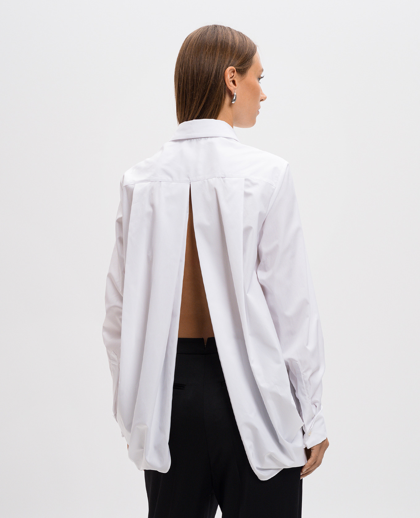 White shirt with a slit Givenchy 4