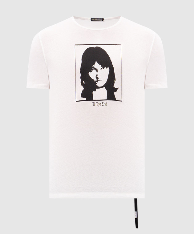 Ann Demeulemeester - White T-shirt with Till The End print