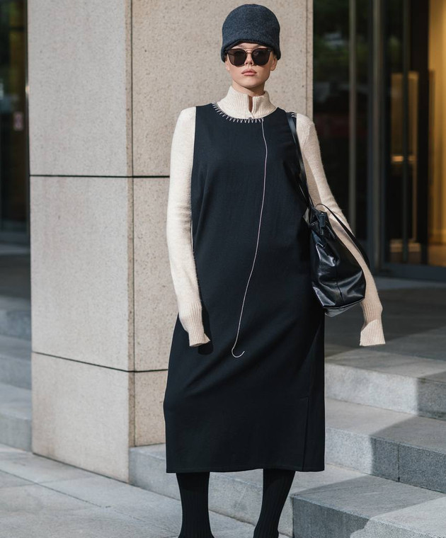 black dress made wool Golightly