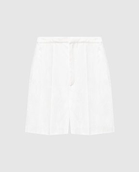 Lou Lou Studio SIMAI white shorts with linen SIMAI