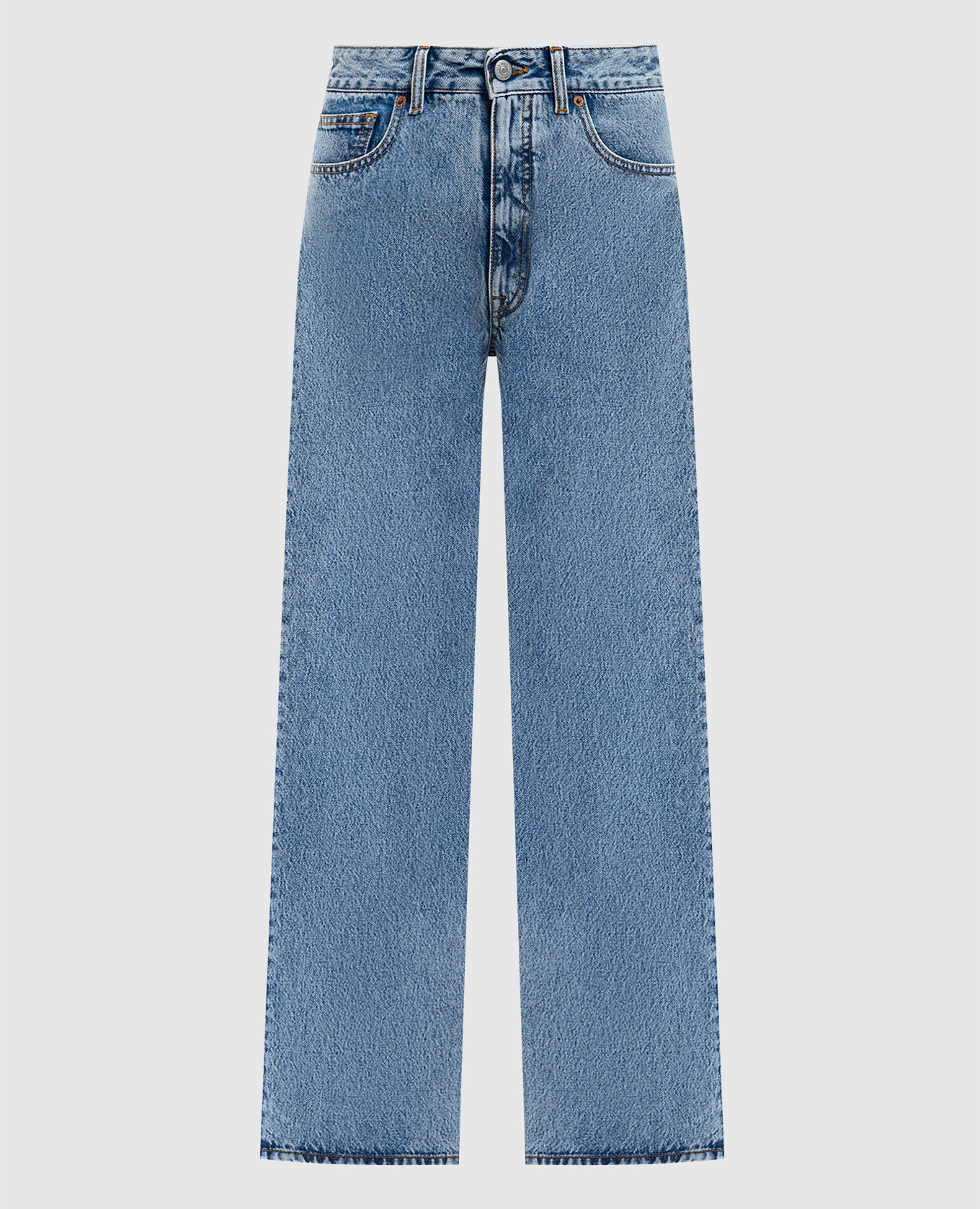 

Blue flared jeans with logo Maison Margiela MM6
