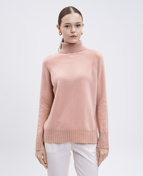 Twinset Pink wool and cashmere sweater with lurex 252TP3582