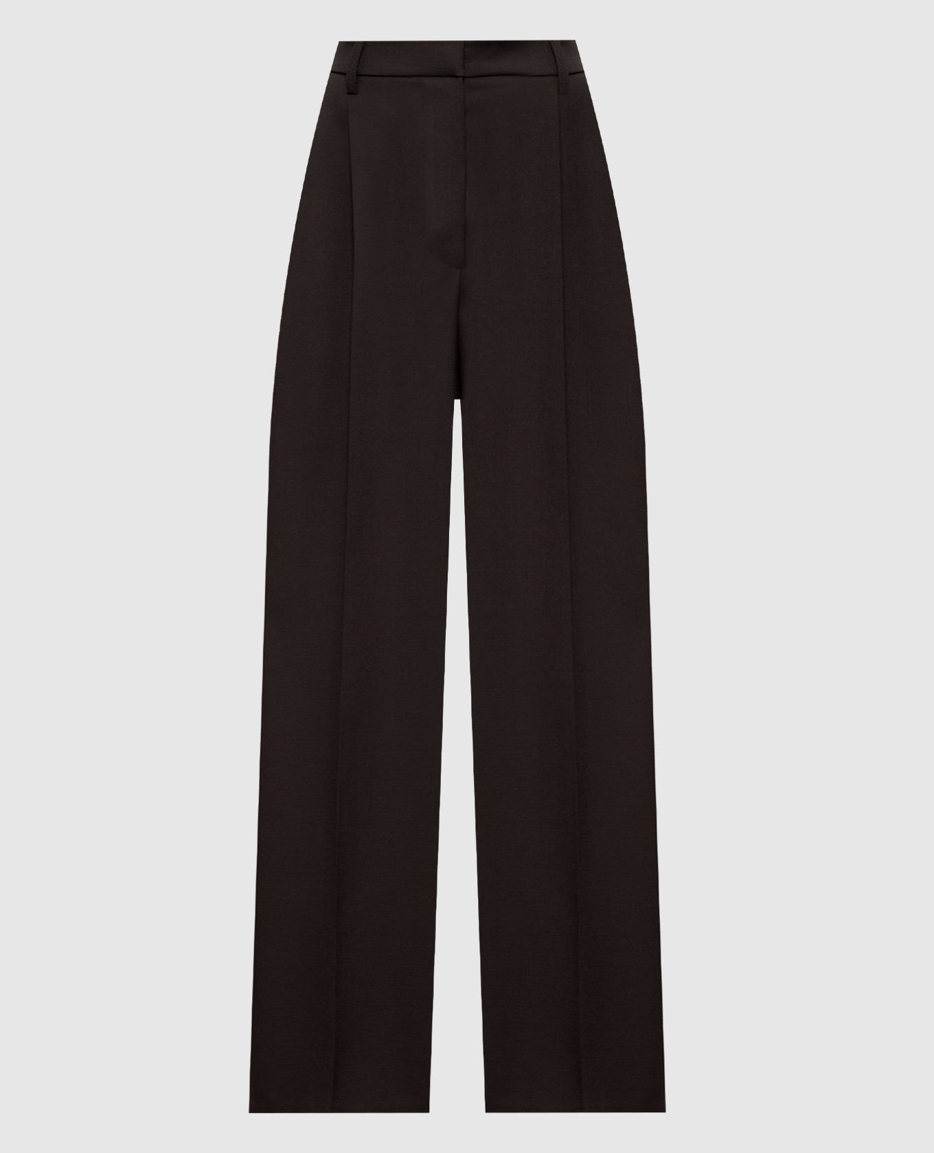 Brown wool and cashmere pants Brunello Cucinelli