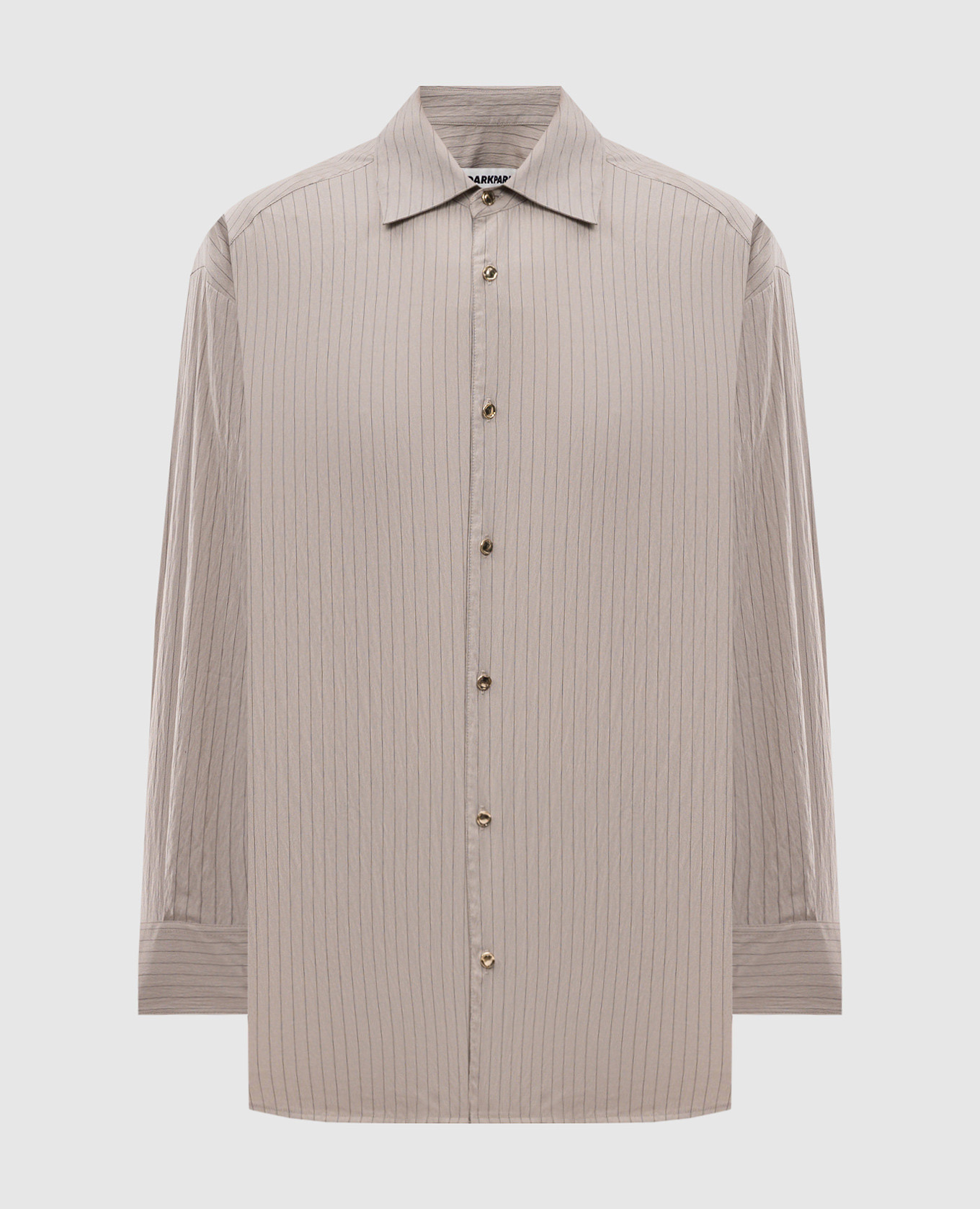 Beige Keanu striped shirt DARKPARK