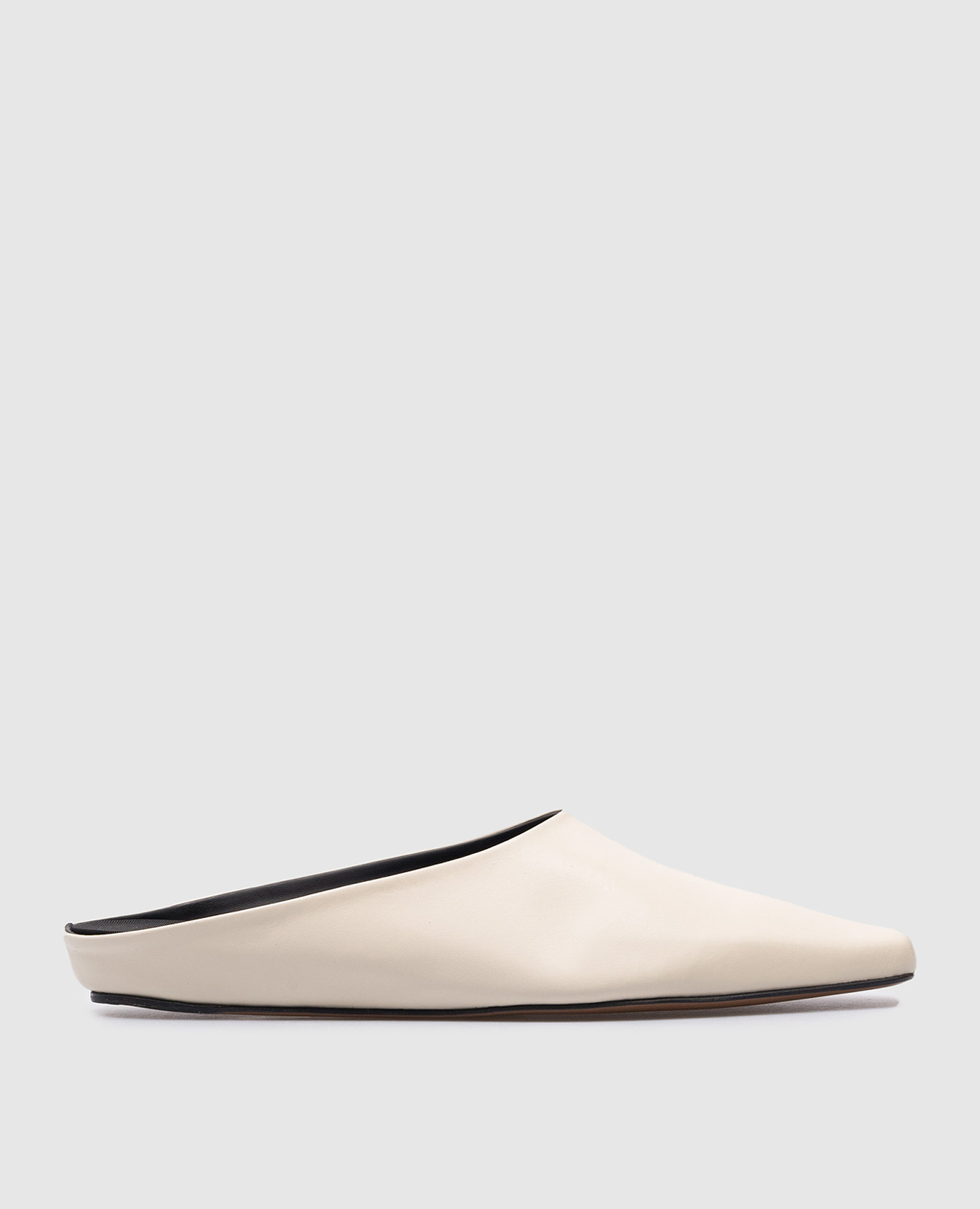 

Atlas beige leather mules NEOUS