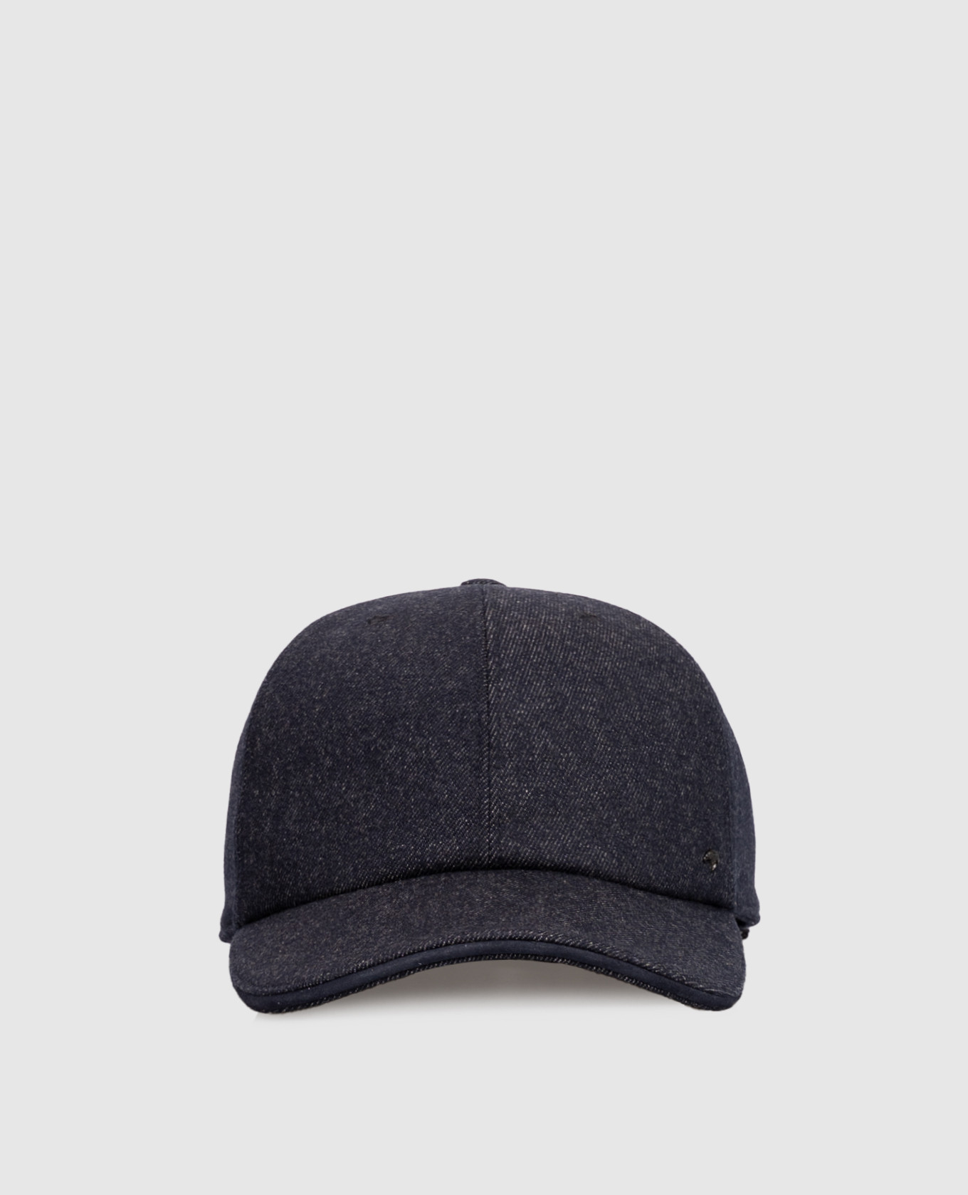 

Blue cashmere cap with logo Stefano Ricci