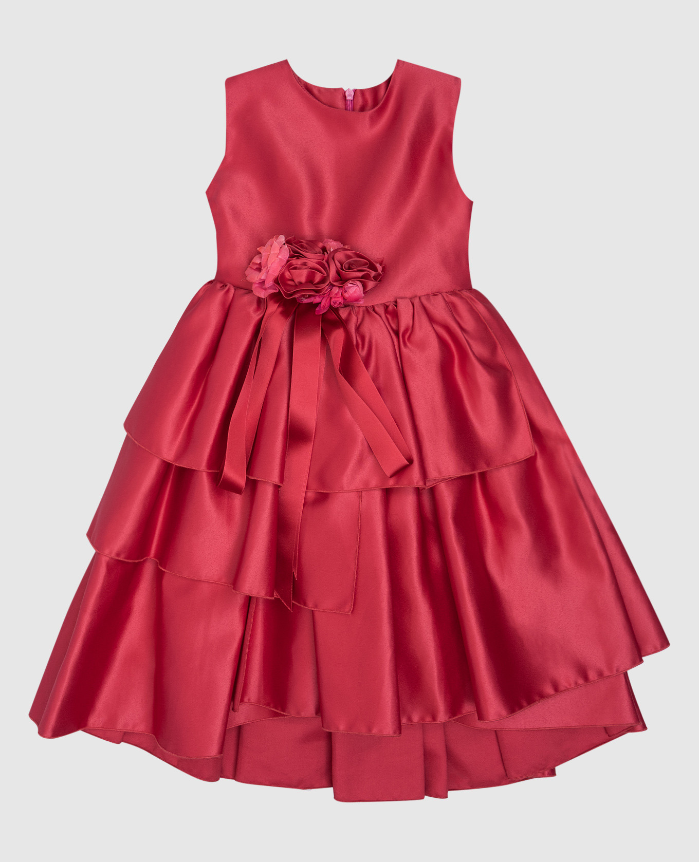

Children's red dress with ruffles CAF