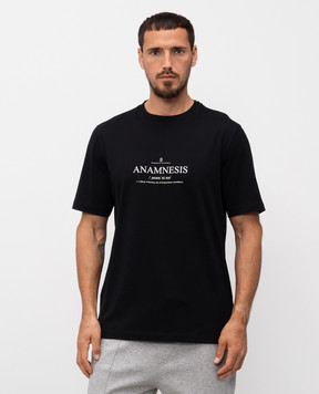 Brunello Cucinelli Black T-shirt with print M0B138495