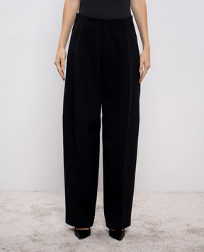 Victoria Beckham Black pants with wool 1425WTR006632A