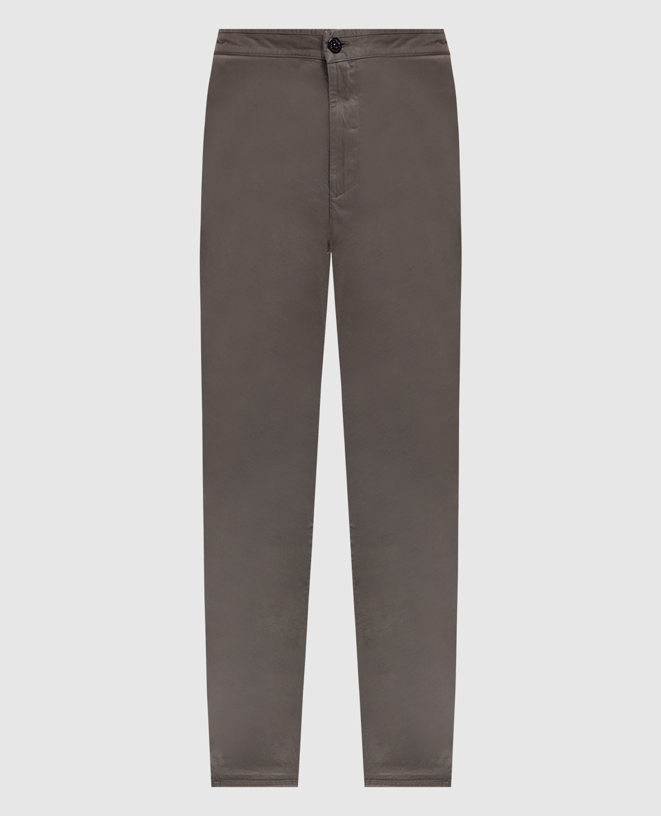 

Gray pants with logo patch Stone Island, Серый