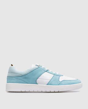 MooRER BANKSY blue leather sneakers BANKSYP5E