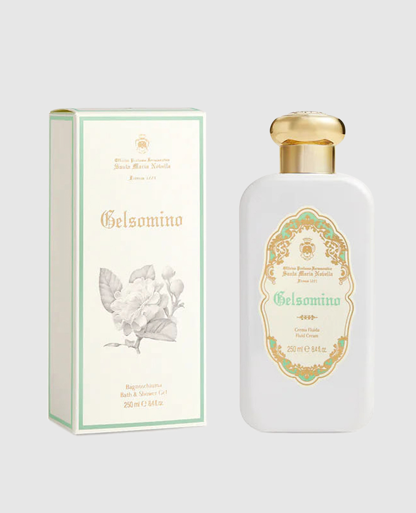 Women's cream-fluid for the body gelsomino 250 ml santa maria novella