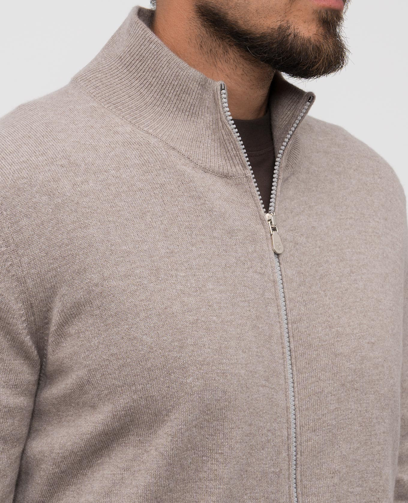 

Beige cashmere cardigan Brunello Cucinelli