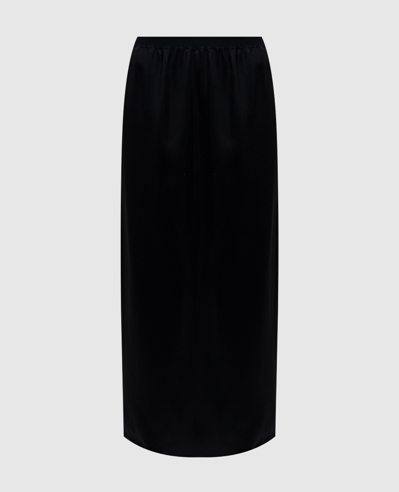 Black midi skirt
