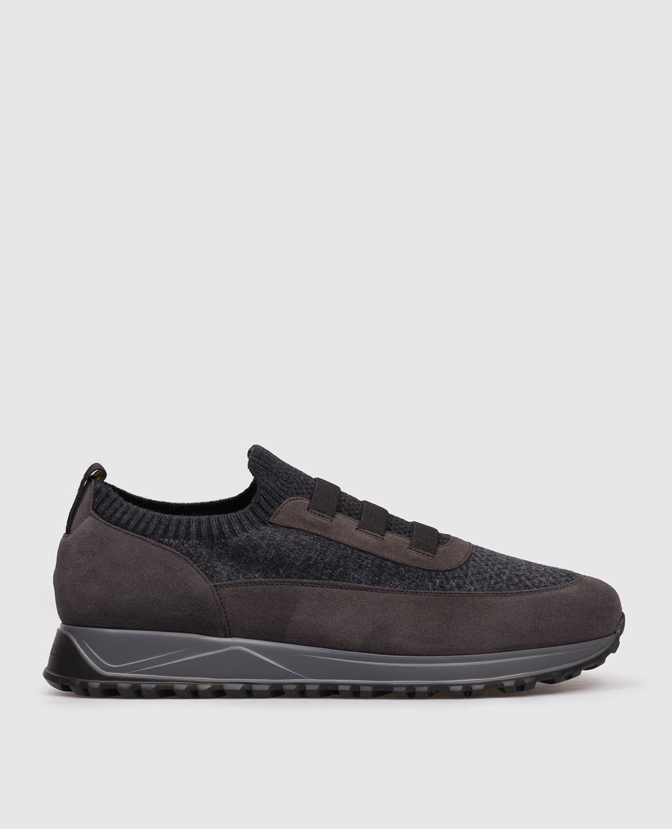 Gray wool-blend sneakers Doucal's