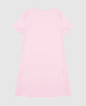 Versace Children's pink dress with sequin logo 10181381A13131