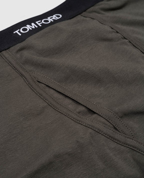 Tom Ford Green logo boxer briefs T4LC31040