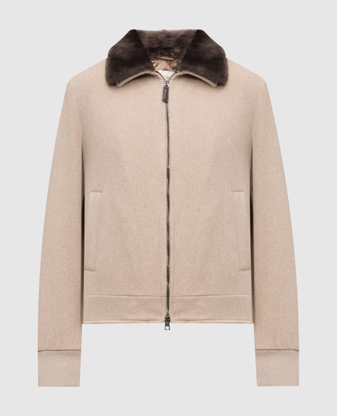 

Beige wool jacket Cashmere&Whiskey