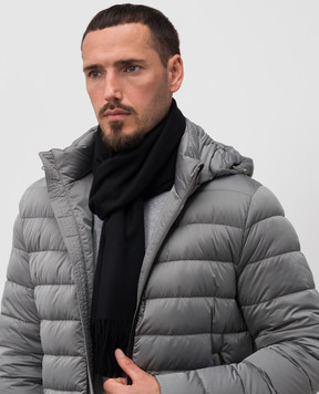 MooRER KADE black cashmere scarf KADEAE4