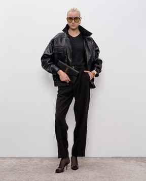 Saint Laurent Gray cashmere and silk pullover 781571Y76LZ