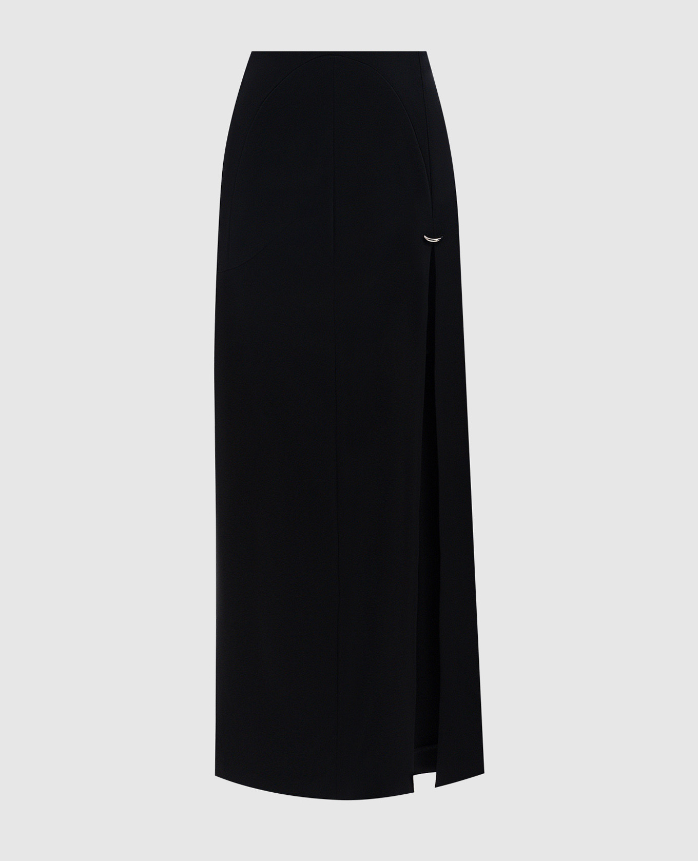 

Black midi skirt with a figure cut Thierry Mugler