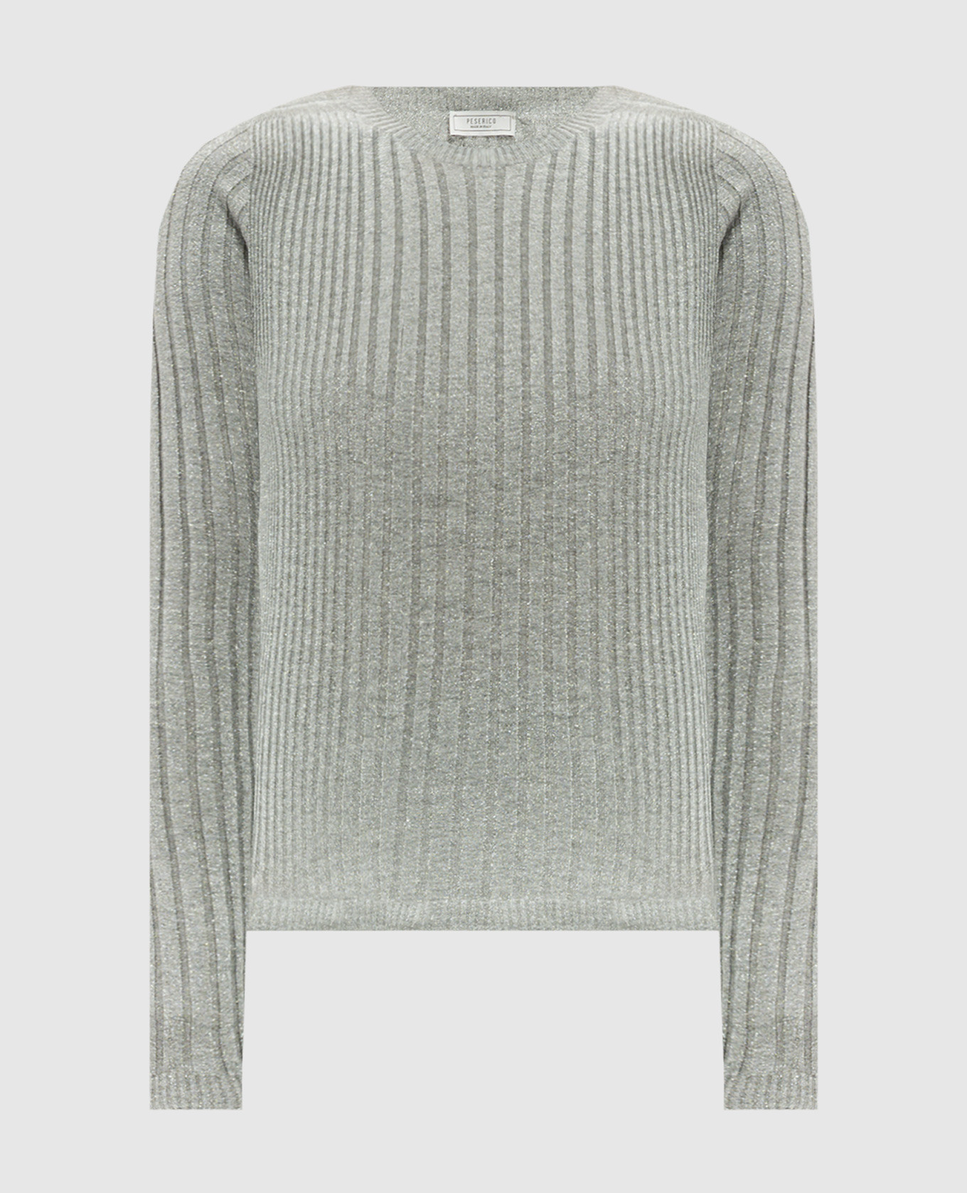 

Gray jumper in a scar with lurex Peserico, Grey