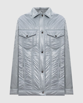 Herno Blue jacket with logo GI000324D12017Z