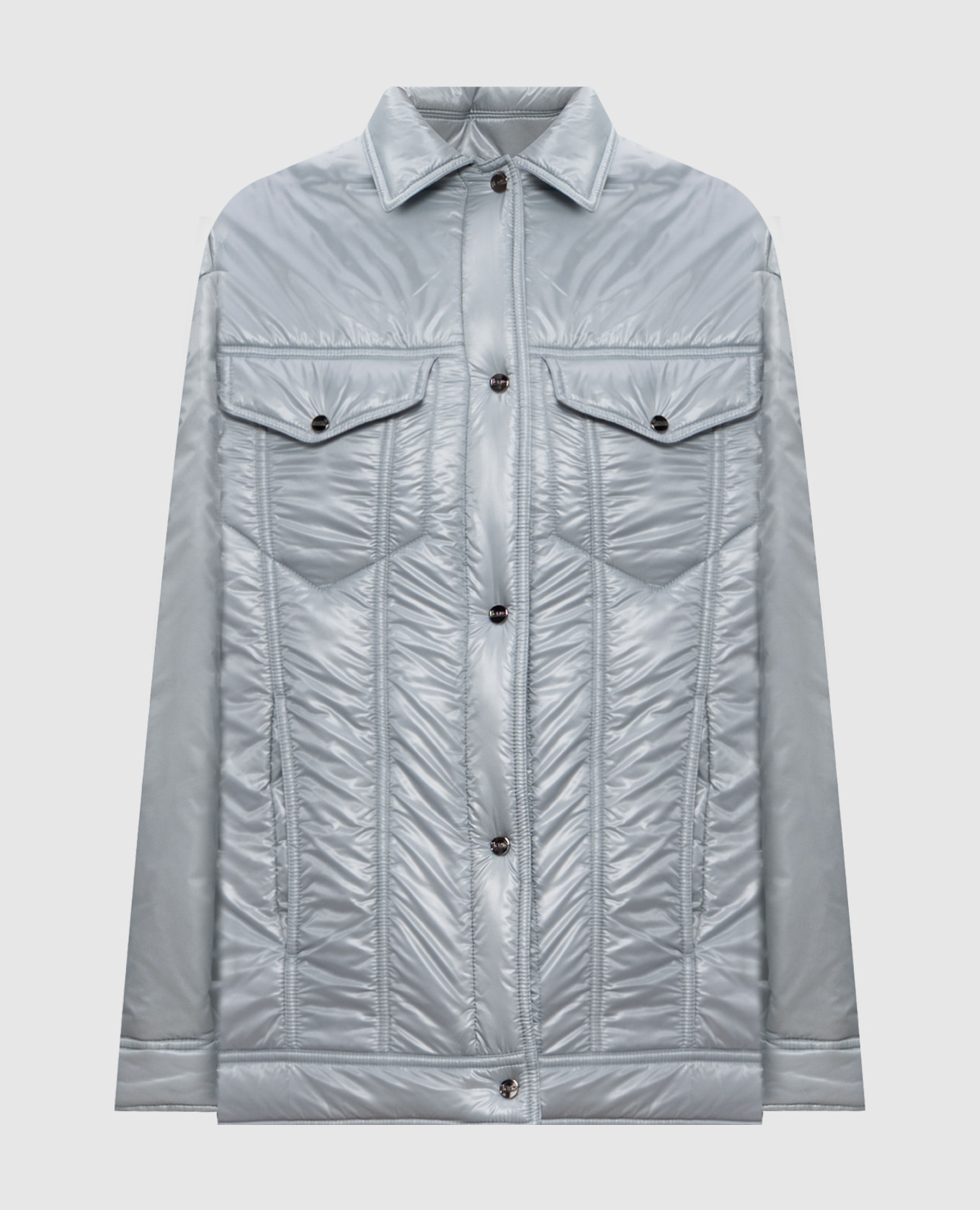 

Blue jacket with logo Herno, Light blue