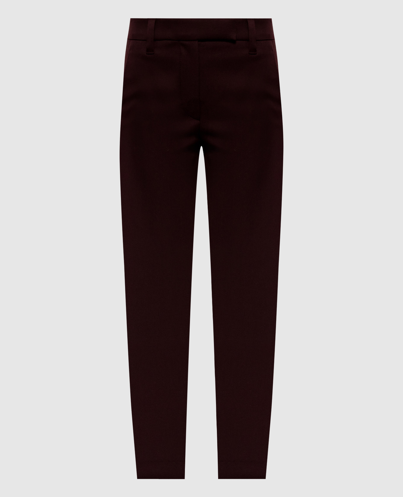 

Burgundy pants Brunello Cucinelli