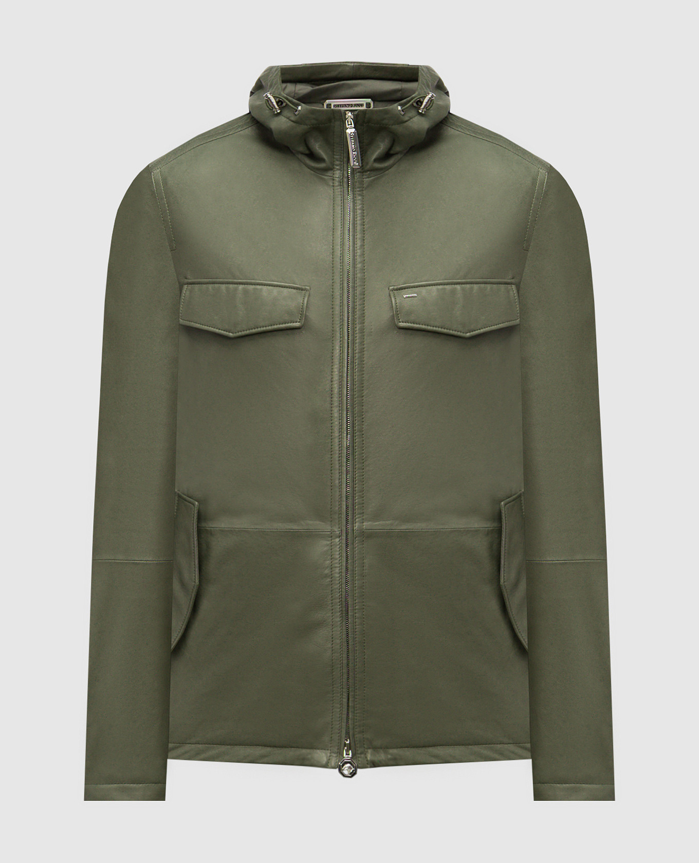 

Green leather jacket Stefano Ricci