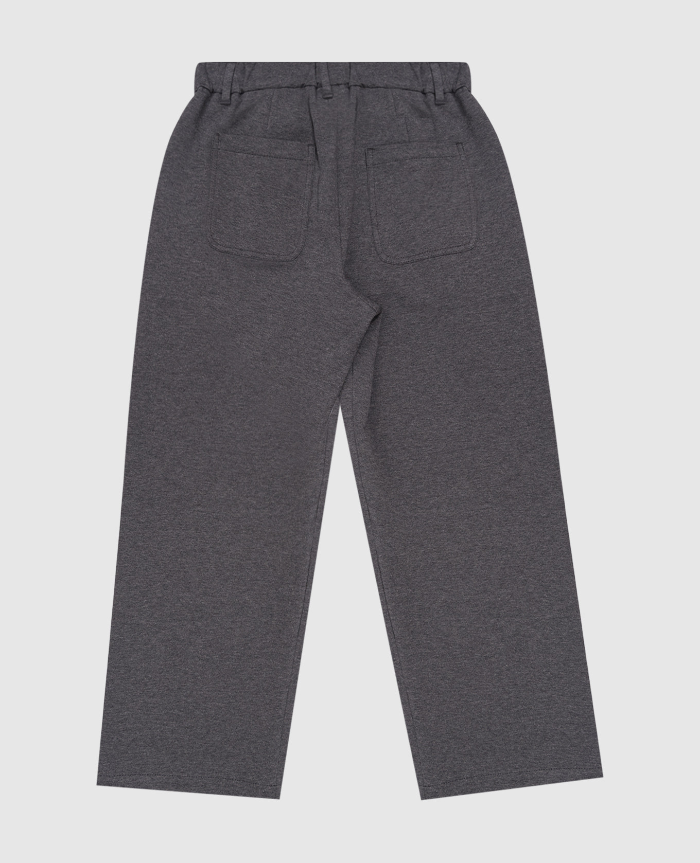 

Children's gray melange pants Brunello Cucinelli, Grey