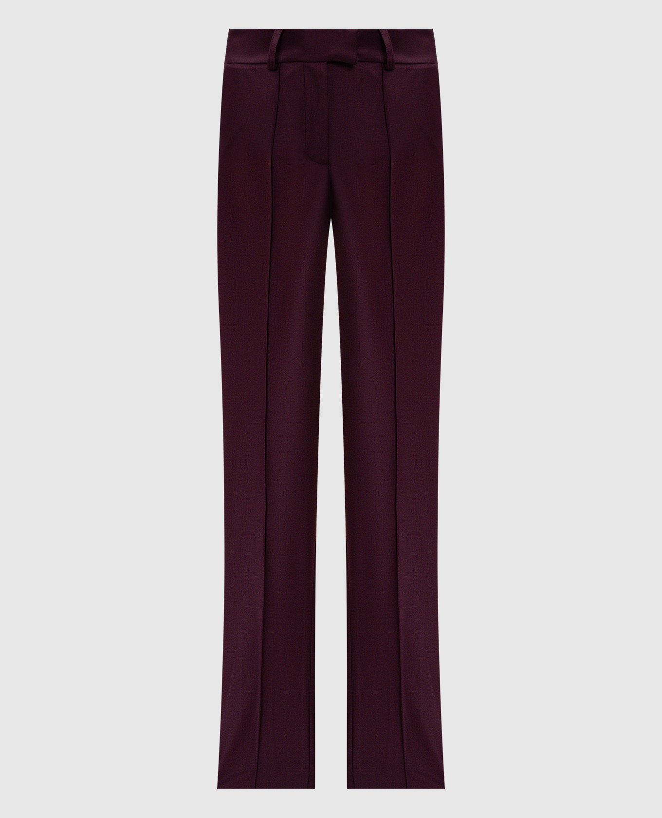 Burgundy wool pants Materiel