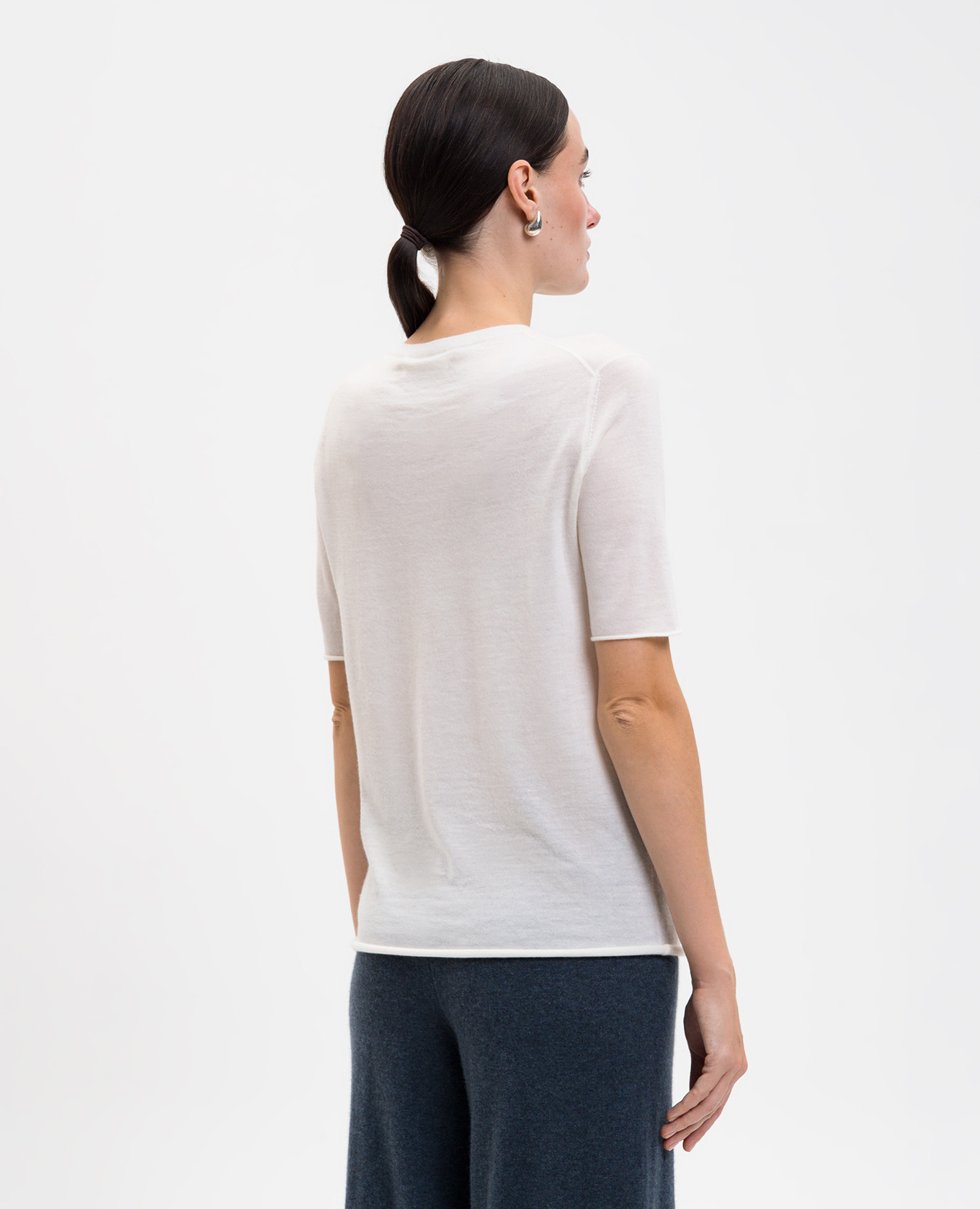 Ari white cashmere top LISA YANG 4