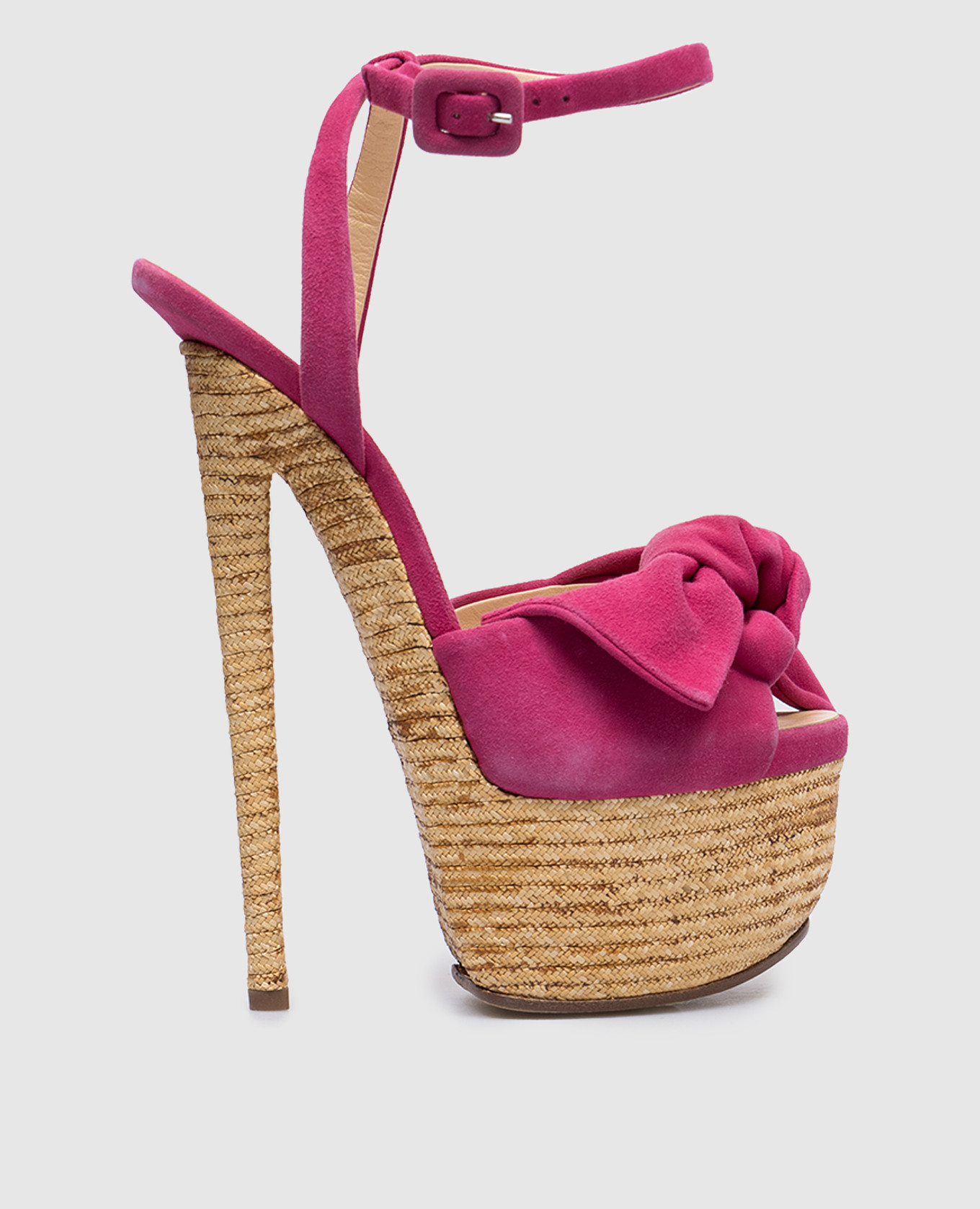 

Pink suede bow sandals Giuseppe Zanotti