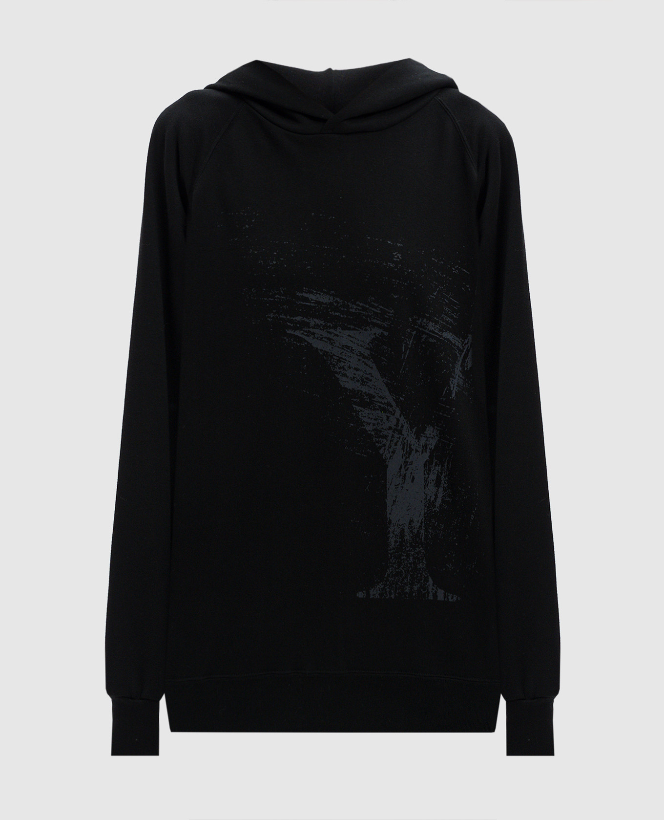 

Black hoodie with logo print Y`S Yamamoto