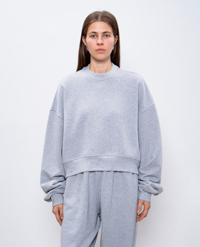 WARDROBE.NYC Gray melange sweatshirt W1040R09