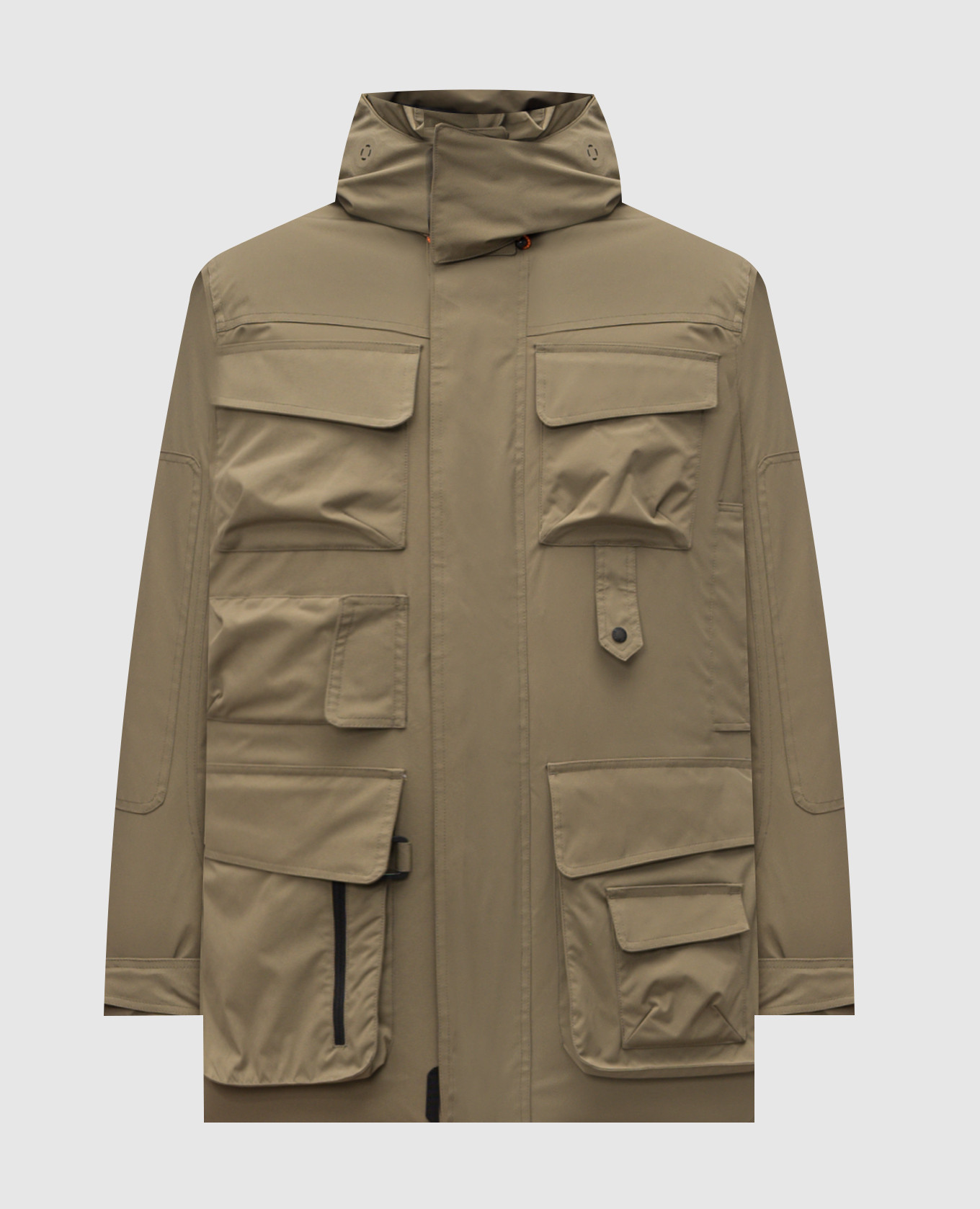 

Green jacket with logo patch Save the duck