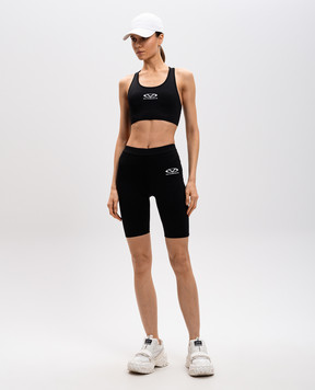 Vetements Black top with logo print WA66TO210B