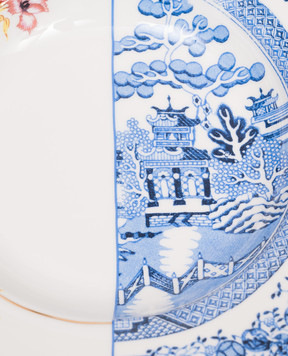 SELETTI Fillide white porcelain starter plate 09711
