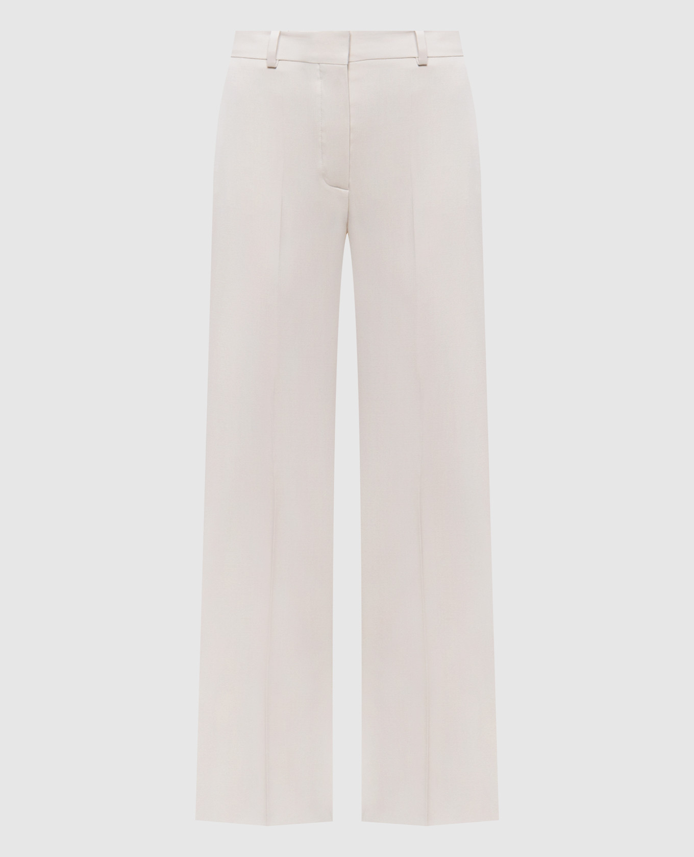 

Beige wool flared pants JOSEPH