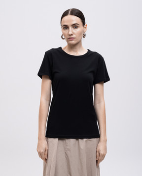 Y`S Yamamoto Black T-shirt with print YPT05060