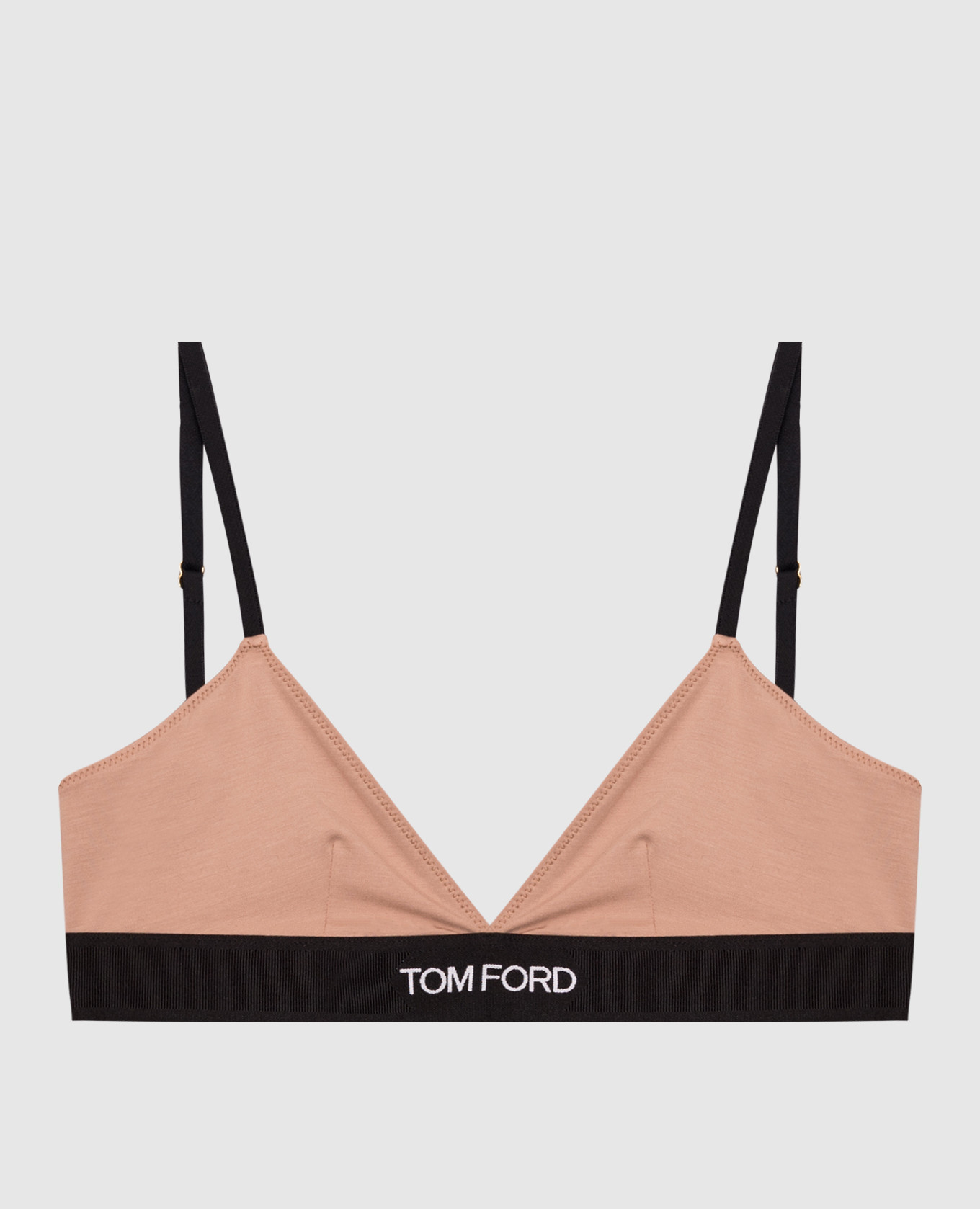 Beige bodice with logo