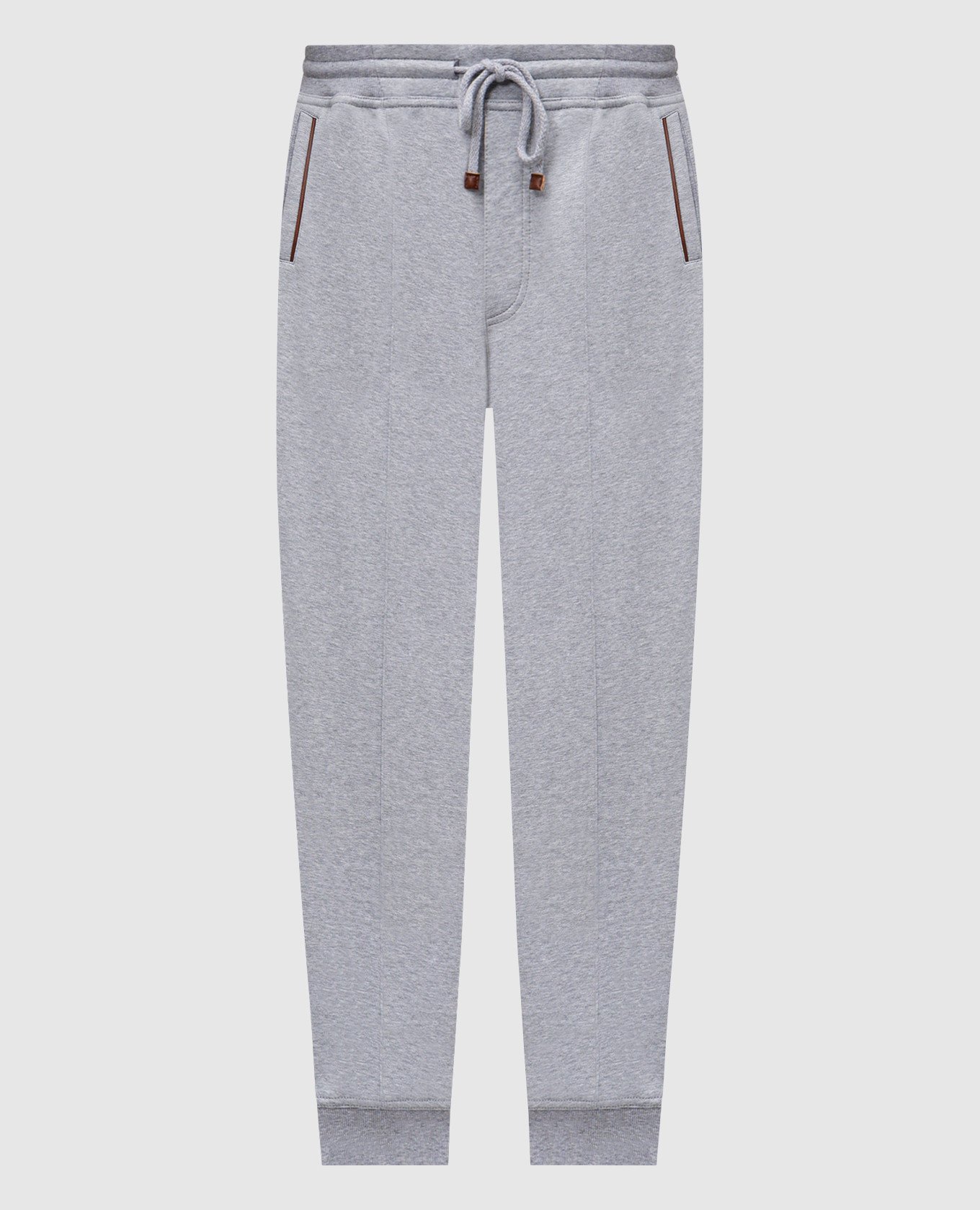

Grey melange joggers Brunello Cucinelli