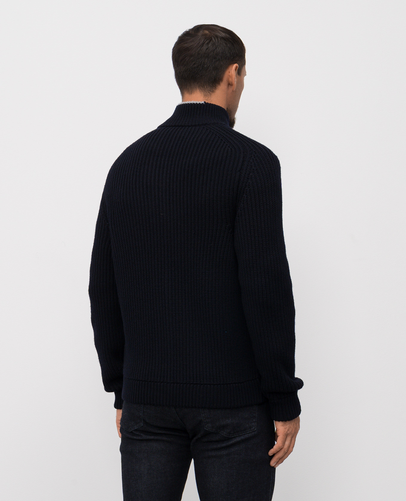 

Blue wool cardigan Peserico