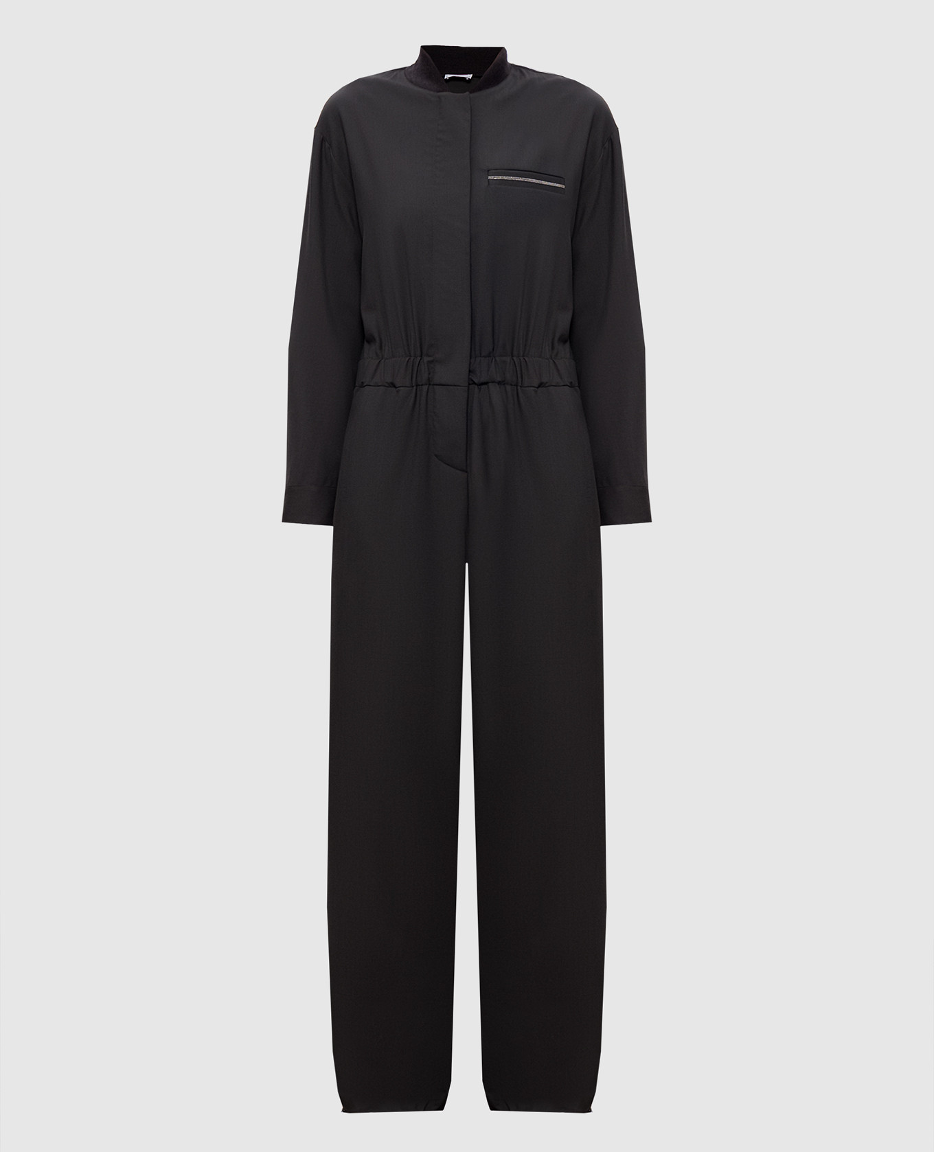 Brown wool jumpsuit Peserico