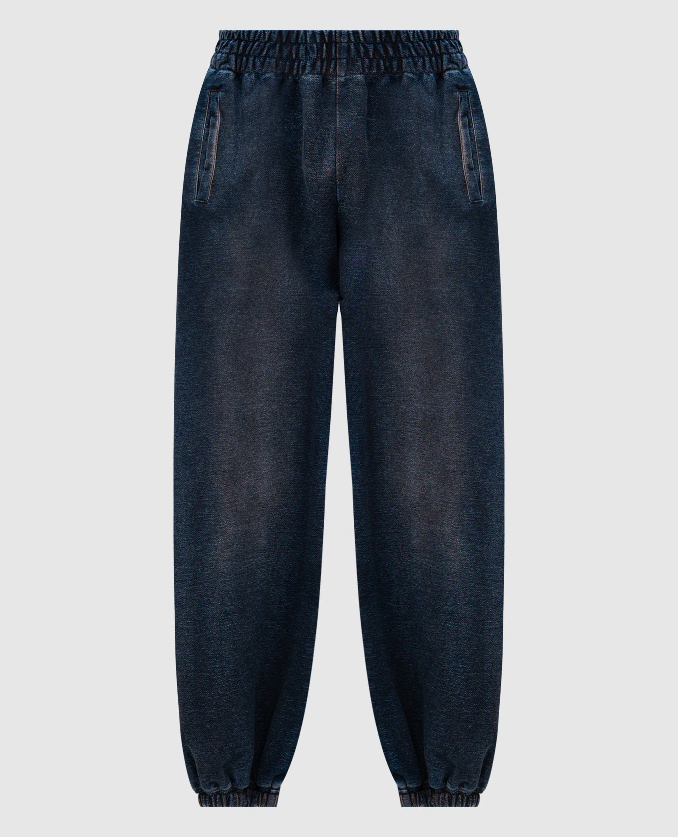

Blue joggers with logo monogram Palm Angels