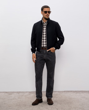 Tom Ford HARRINGTON black jacket OBG004FMW063